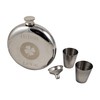 Irish Luck 10 Ounce Round Flask Gift Set-Great Ireland Themed
