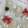 Christmas Jingle Bell Handmade Nail Tip - Water Drop /
