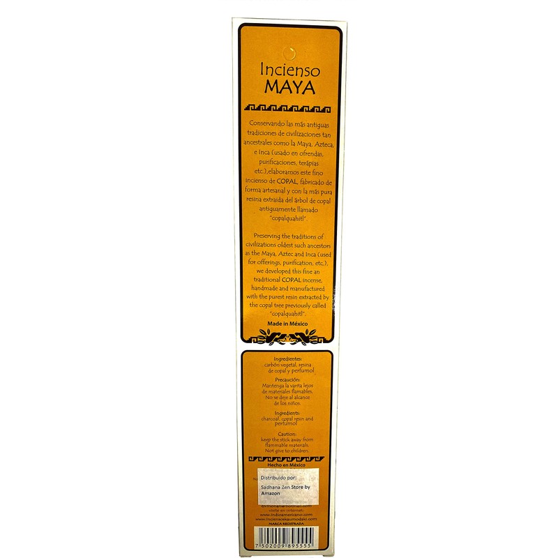 Maya Pack 3, Incienso de Copal, con Resina Natural de