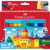 Faber-Castell Jumbo Markers, Pack of 24, Multi-Colour, Super Washable (154324)
