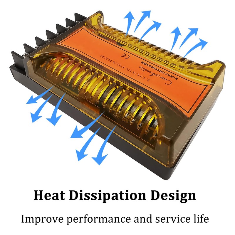 HiQltyla 2 Way Speaker Crossover for Car Audio, WEAH 5003B,
