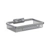 WingIts Shower Basket,8 In W,SS,Polished, Polished Stainless Steel, 8 Inch