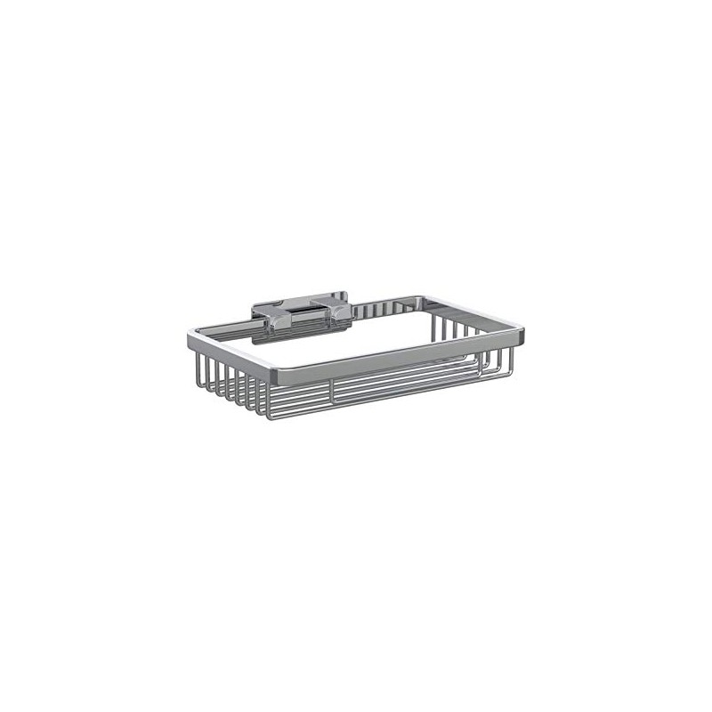 WingIts Shower Basket,8 In W,SS,Polished, Polished Stainless Steel, 8 Inch