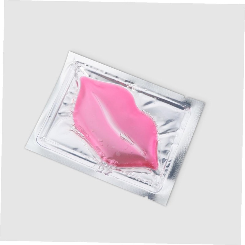 15 Mascarillas Labiales de Colágeno para Labios Rosa, Exfoliantes E