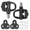 MZYRH Road Bike Pedals,Lightweight Road Cycling Pedals Cleats Set Clipless Pedals Compatible with Look KEO System