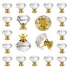 DEELF 26 Packs Kitchen Cabinet Knobs, 30 mm Crystal Cabinet