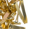 Kathay Box of 30 Gold Metal Folders 19mm Ideal for