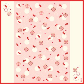 Hamamonyo Kofu (Furoshiki, 19.7 inches (50 cm), Kobu Maiden Goldfish