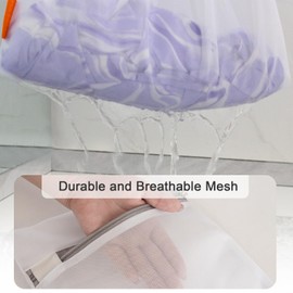 Polecasa 3Pcs Premium Fine Mesh Laundry Bags, 3 Medium 12 x 16 Inches Durable Laundry Wash Bags with Sturdy Zipper for Delicates