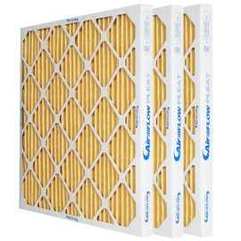 Airflow Products 16x25x1 MERV 11 Pleated Home A/C Furnace Air Filter (12-Pack)