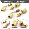 R410A Adapter 5/16 Inch SAE Female to 1/4 Inch SAE