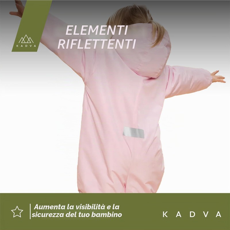 KADVA Kiko Jr - Tuta da sci per bambini, taglia