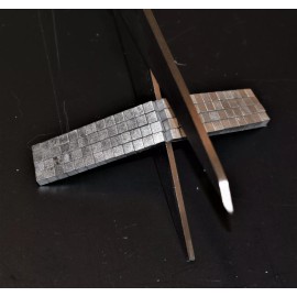 TxW Pinewood Derby Flexible Weight Stick-on  8,30,60 grams- Easily cut - 8 grams, 16 cubes 4x4