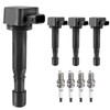 Ignition Coil Pack and Spark Plugs Kit fit for L4