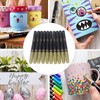 10pcs Metallic Marker Water Based Ink Round Tip Strong Covering