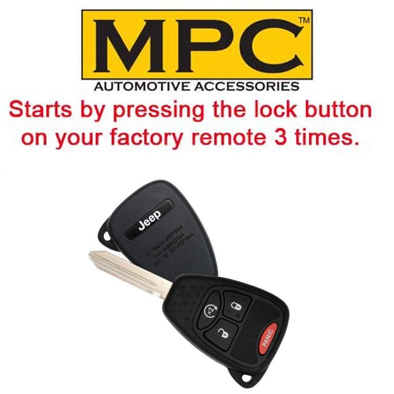 MPC Plug-N-Play Remote Starter for 2008-2017 Jeep Compass |Gas| |Key-to-Start|