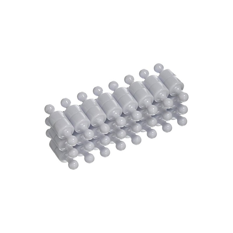 White Skittle Magnet for Fridge, Office, Whiteboard, Noticeboard, Filing Cabinet