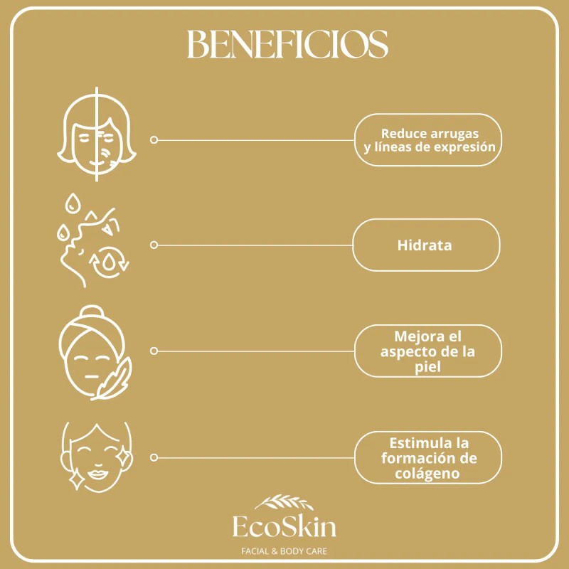 Antiarrugas Humectante Crema Ácido Hialurónico Ecoskin Mixta Día Noche