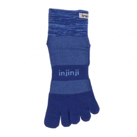 Injinji Trail Midweight Mini-Crew Unisex Toe Socks M