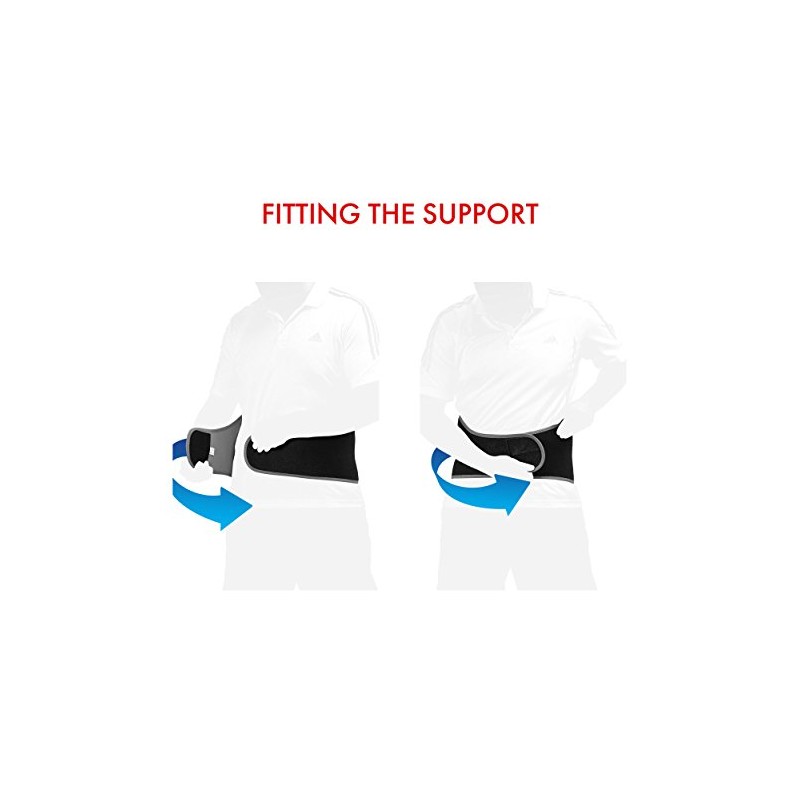 Vulkan Classic Back Brace Lumbar Support Belt Aerotherm Medium 80-90cm