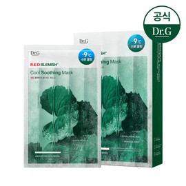 Dr.G Red Blemish Cool Soothing Mask 10 Sheets / 닥터지 레드 블레미쉬 쿨 수딩 마스크 10매