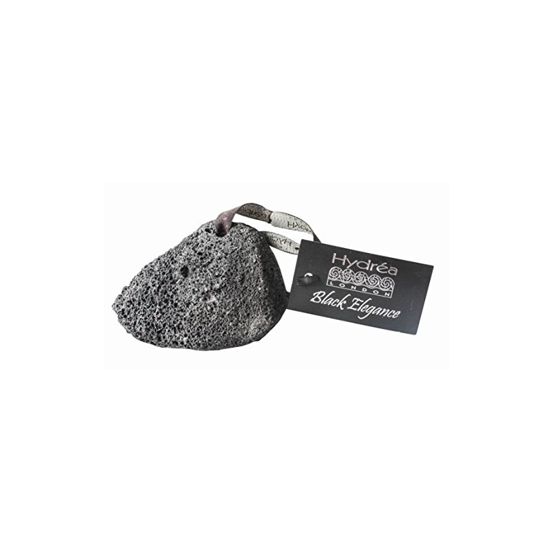 Hydrea London Natural Volcanic Pumice Stone Black - Callus Remover