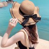 Women's Wide Brim Straw Hat, Summer Beach Sun Protection Hat