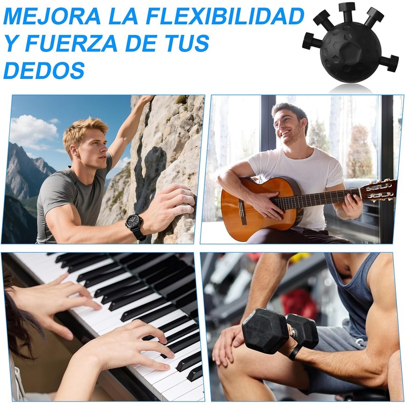 2PCS Ejercitador de Mano, Hand Grip, Antebrazo Ejercitador, Ejercitador de