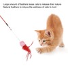 5pcs Funny Cat Stick Ergonomic Interactive Cat Feather Toy with