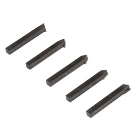 Timunr 1/4 Shank 5Pcs Indexable Lathe Holder and Inserts TCMT090204 Carbide Turning Tool Set for Metal Machining, Fits Most Lathes