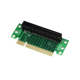 SinLoon PCI- Express 8X Riser Card 90-Degree Adapter Card PCI-E 8X Extender Extension Card for 1U, Small Computer and Server Case(PCIE 8X)