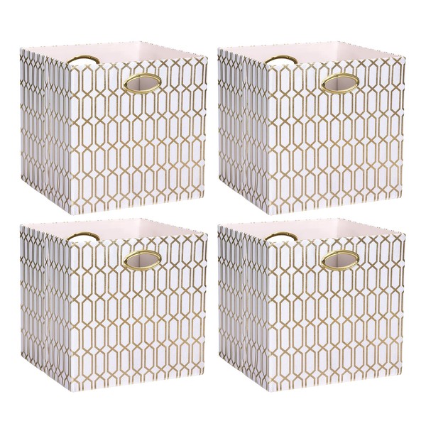 ArcaGuru 11x11 Cube Storage Bins, Collapsible Storage Bins Fabric Storage