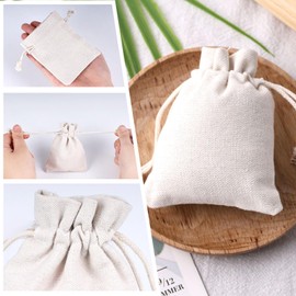 VGOODALL 26PCS Drawstring Pouch Bags, Sachet Bags 3 x 4 Inch Coffee Tea Brew Bags for Party Wedding Home Supplies