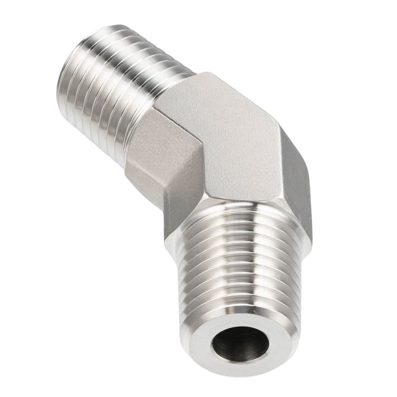Pysrych Stainless Steel 304 Forged Pipe Fitting 45 Degree Male