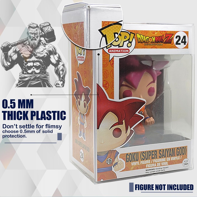 MALKO Funko Pop Protector | Figure NOT Included | 0.5