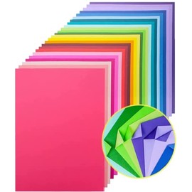 60 sheets Color Cardstock, 28 Assorted Colors 250gsm A4 Size, Double Sided Printed Cardstock Paper, Premium Thick Card Stock for Card Making, Craft, Scrapbooking, Party Decors, Kids School Supplies
