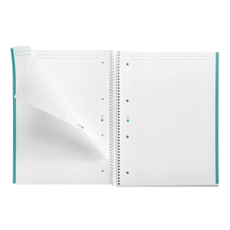 Miquelrius - Be Eco A4 Notebook, 80 Sheets 90gsm Dots,