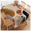 Walmsco Tablecloth Brown Leaves Decor For Dining Room Kitchen Rectangular