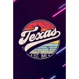 Family Refrigerator Inventory List: Retro Texas Home State TX Cool 70s Style Sunset Gift