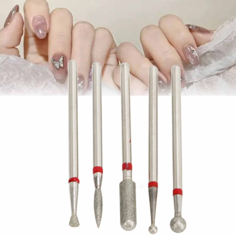 5 Type Nail Art Manicure Drill Bits Nail Drill Bits
