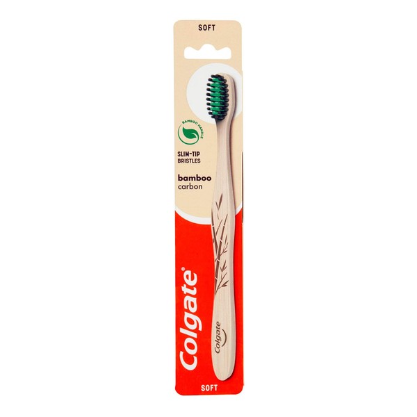 COLGATE Bamboo Carbon Toothbrush, Soft