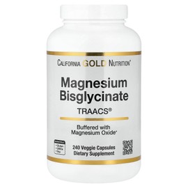 Magnesium Bisglycinate, High Absorption Albion Minerals, 240 Veggie Capsules