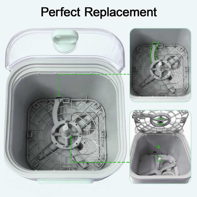 RAWILL Replacement Bottom Tray for Momcozy Bottle Washer, Compatible with