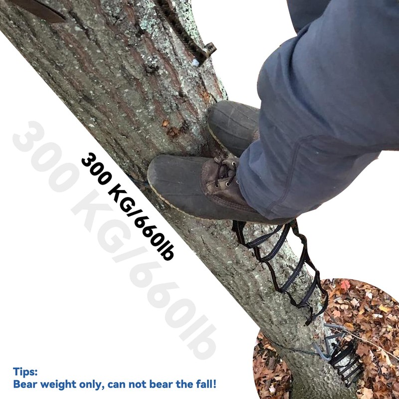 KAILAS Climbing Aider Hunting Webbing Rope Ladder Tree Stand Steps