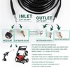 Sewer Jetter Kit for Pressure Washer 50 ft 5800PSI Drain