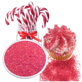 Ultimate Baker Flavored Sanding Sugar (1x4oz) - Burst of Flavor for Cakes, Cookies & More, All-Natural & Expertly Blended, Perfect for Baking & Decorating or as a Flavored Coffee Sugar (Candy Cane)