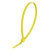 100 Yellow Cable Ties, Strong Nylon, 100mm x 2.5mm