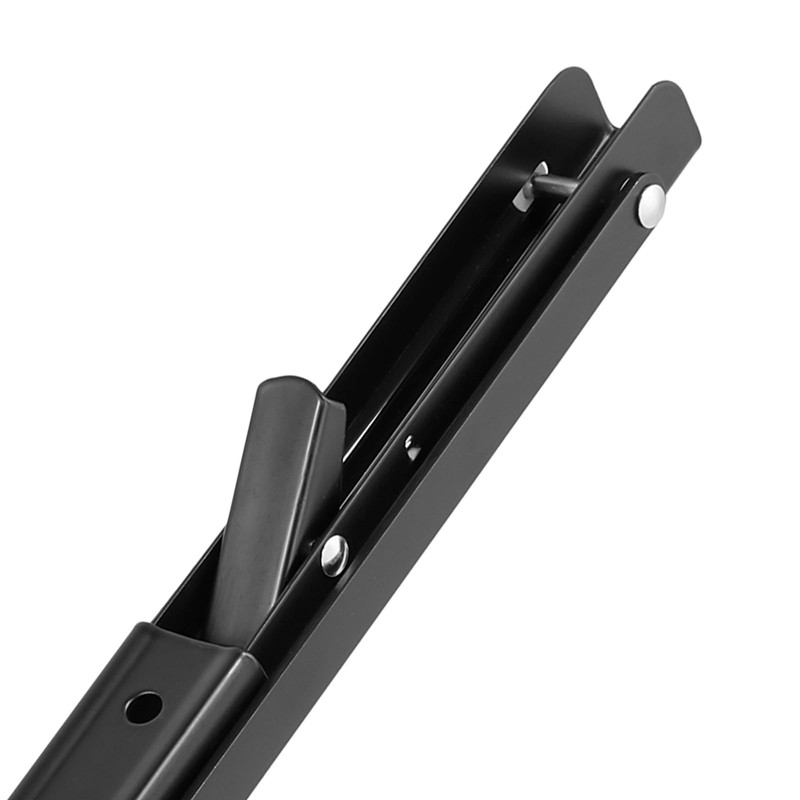 SEHOI 6 PCS 12 Inch Folding Shelf Brackets, Black Heavy
