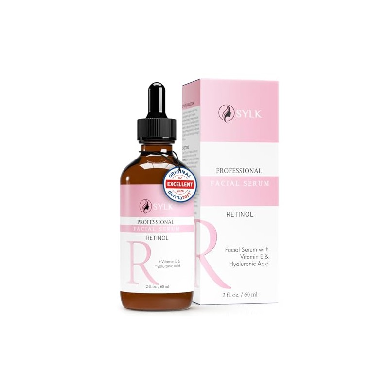 Sylk Retinol Serum for Face with Hyaluronic Acid and Vitamin