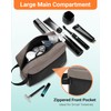 Elviros Travel Toiletry Bag for Men, Water-Resistant Portable Dopp Kit